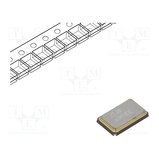 ABRACON Crystal; 25MHz; SMD; 3.2x5x1