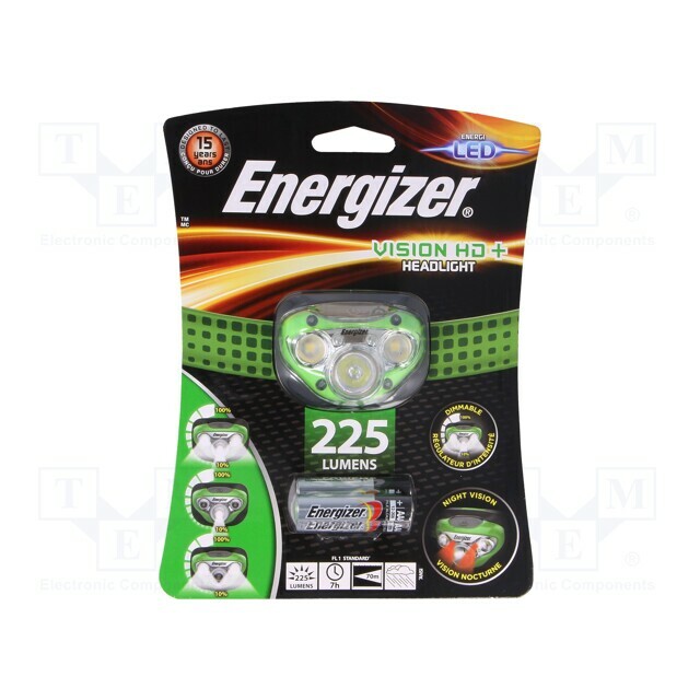 ENERGIZER Torch: LED headtorch; waterproof; 350lm