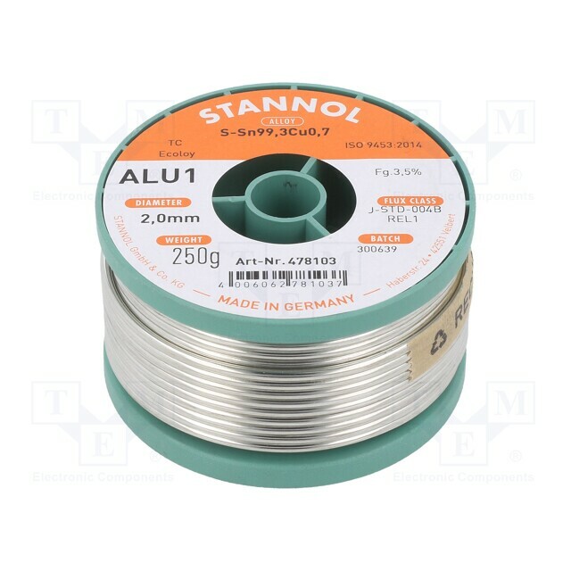 STANNOL Tin; lead free; Sn99,3Cu0