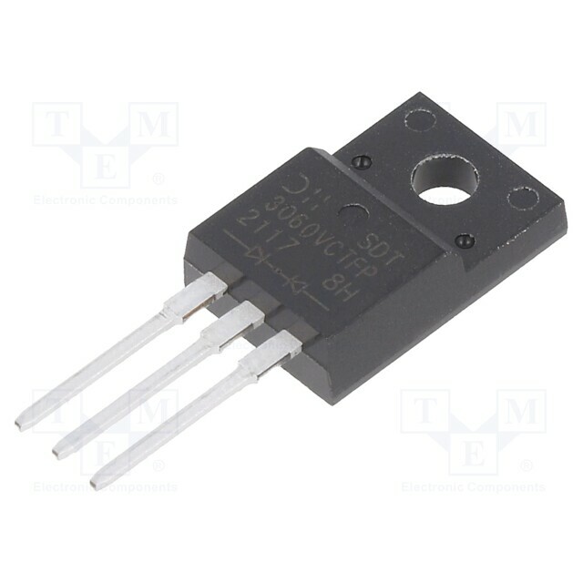 DIODES INCORPORATED Diode: Schottky rectifying; THT