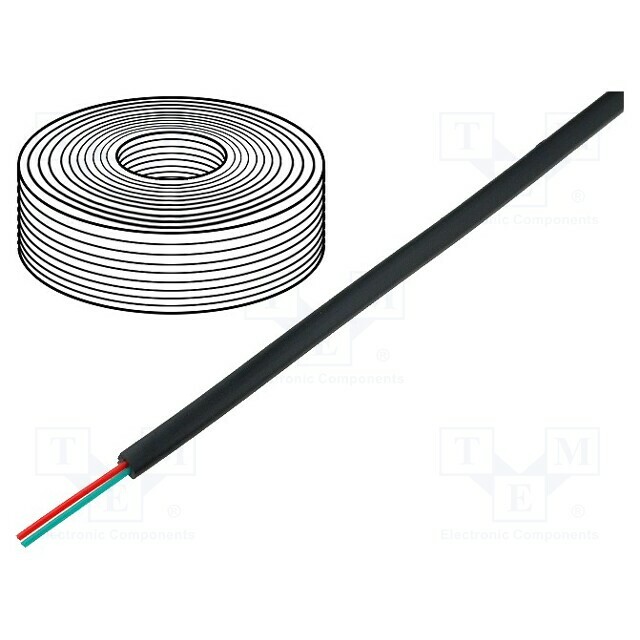 BQ CABLE Wire: telecommunication cable; 2x28AWG