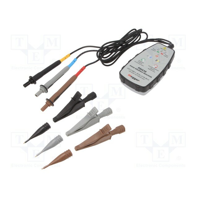 MEGGER Tester: phase sequence; max500VAC; Freq:
