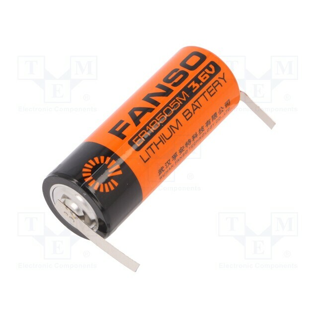 Battery: lithium; 18505; 3.6V; 3500mAh