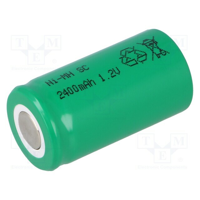 JJJ Re-battery: Ni-MH; SubC; 2400mAh; 1