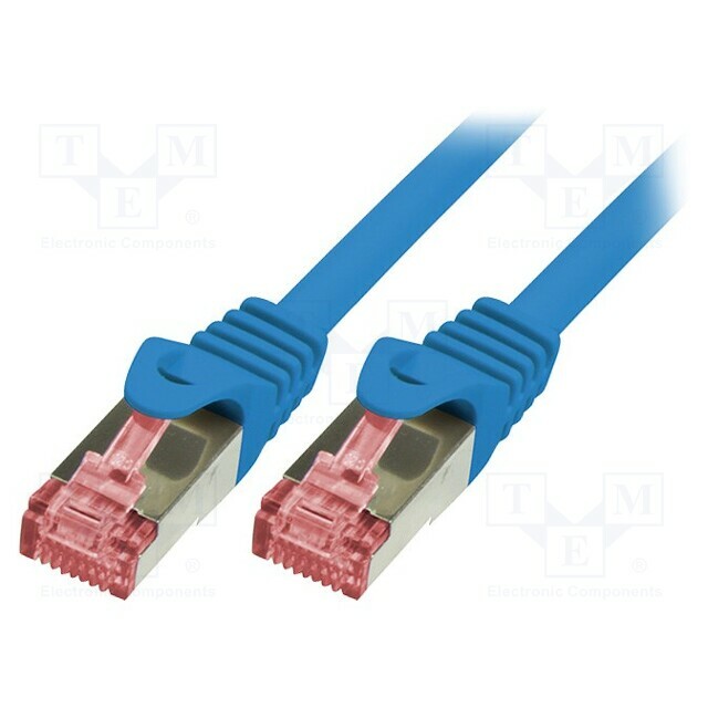 LOGILINK Patch cord; S/FTP; Cat 6