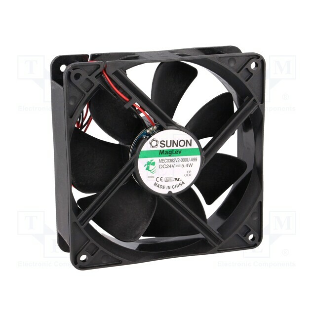 SUNON Fan: DC; 120x120x38mm; axial; 24VDC
