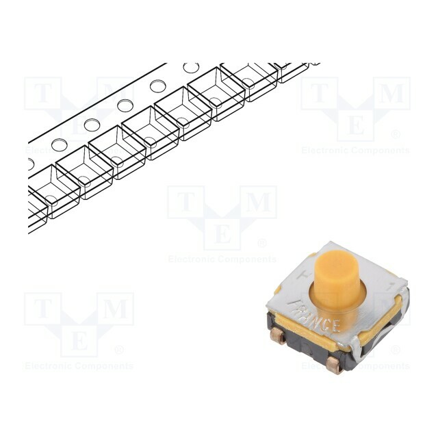 C&K Microswitch TACT; SPST-NO; Pos: 2