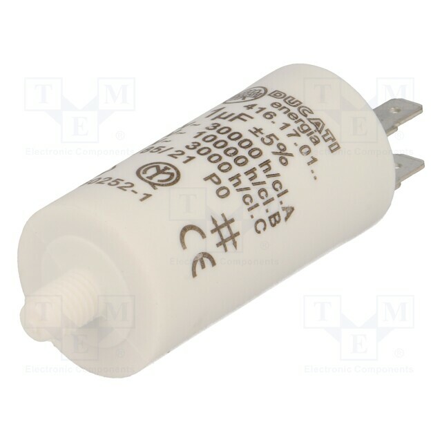 DUCATI ENERGIA Capacitor: polypropylene; motors, run