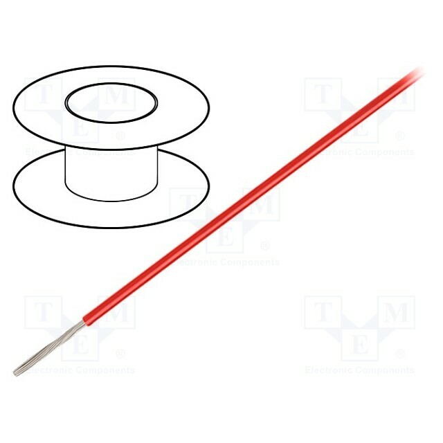 BELDEN Wire; stranded; Cu; 22AWG; TFE