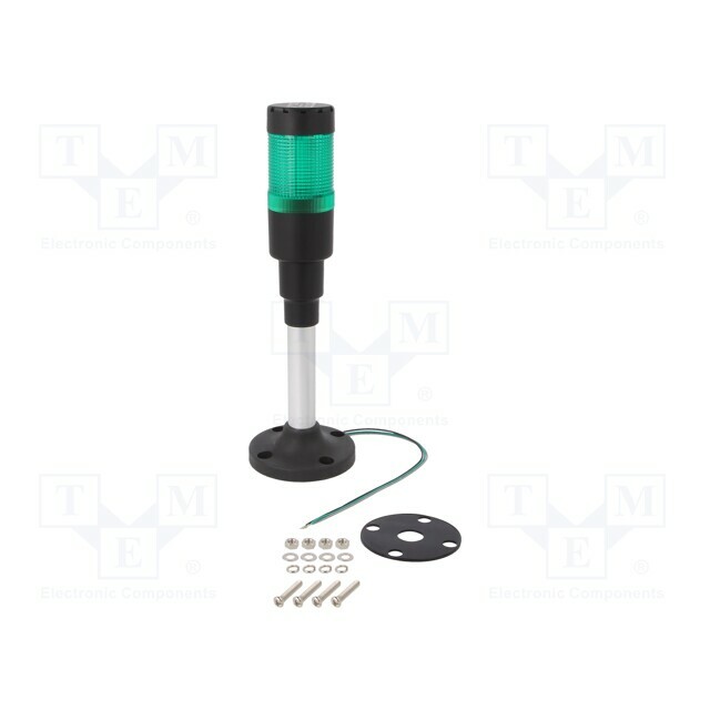ONPOW Signalling column; green; LED; 24VDC