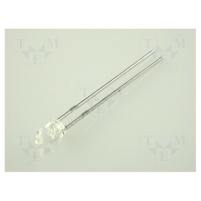 KINGBRIGHT ELECTRONIC LED; green; 3mm; 70÷150mcd