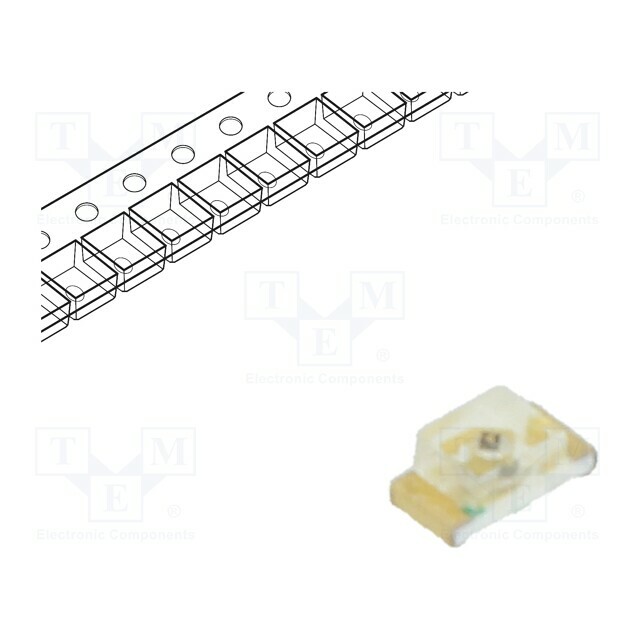 REFOND LED; amber; SMD; 0603; 70÷260mcd