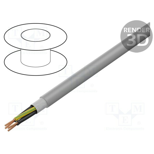 LAPP Wire: control cable; 4G0.5mm2