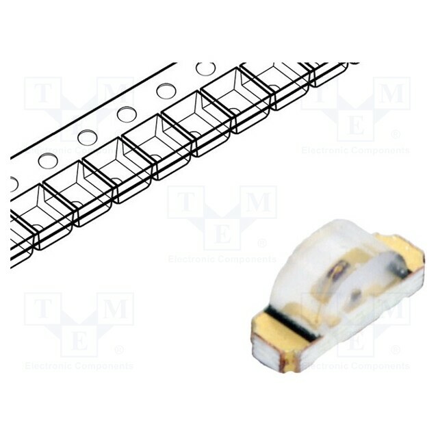 LITEON LED; red; SMD; 1206; 18÷54mcd