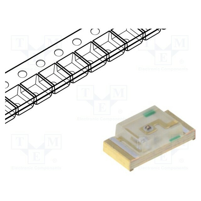 KINGBRIGHT ELECTRONIC LED; red; SMD; 1206