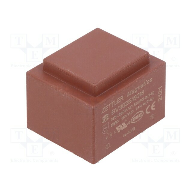 ZETTLER Transformer: encapsulated; 1.8VA; 230VAC