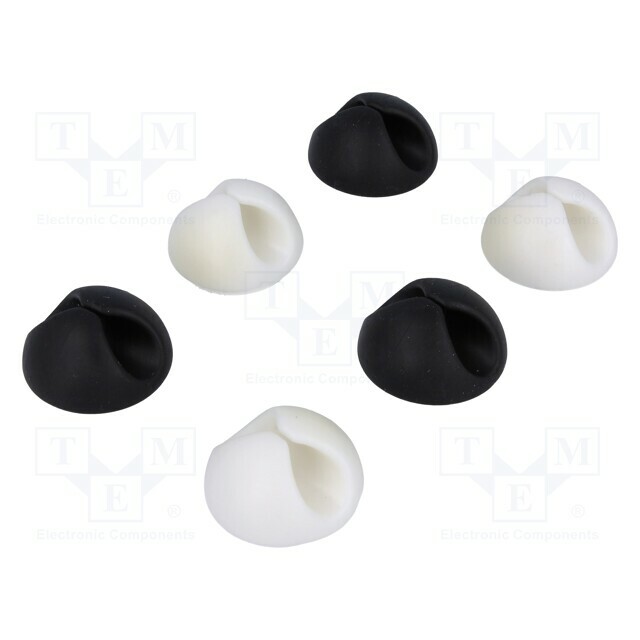 LOGILINK Holder; white,black; Mounting: self-adhesive