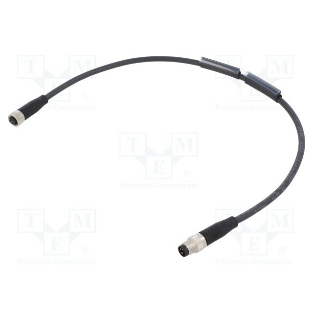BALLUFF Cable: for sensors; M8 male