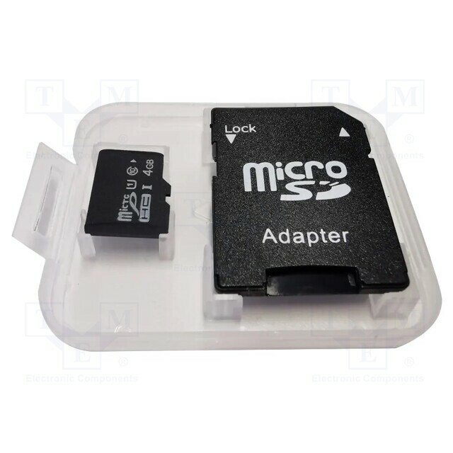 RIVERDI Memory card; Kit: 4GB microSD