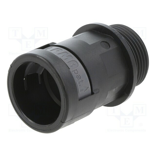 Straight terminal connector; Thread: metric,outside