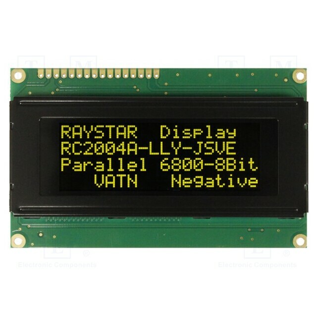 RAYSTAR OPTRONICS Display: LCD; alphanumeric; VA