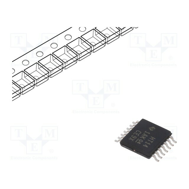TEXAS INSTRUMENTS IC: digital; NOT; Ch:
