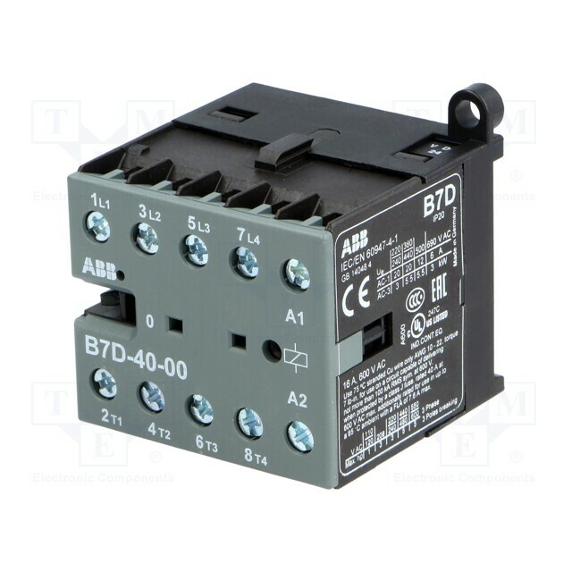 ABB Contactor: 4-pole; NO x4; 24VDC