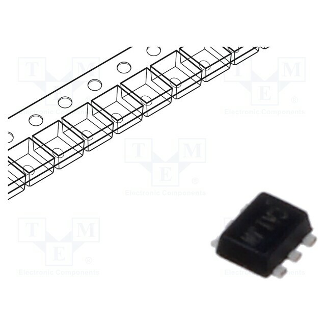 DIODES INCORPORATED Transistor: N/P-MOSFET; unipolar; 20/-20V