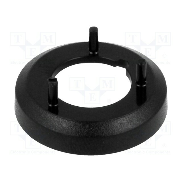 OKW Nut cover; ABS; black; push-in