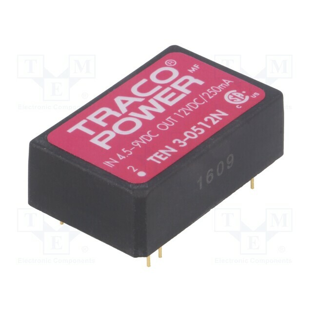 TRACO POWER Converter: DC/DC; 3W; Uin: