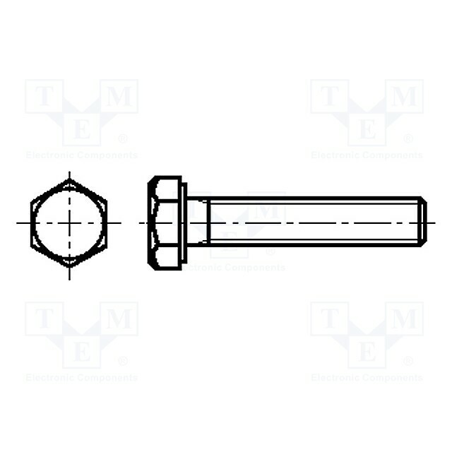 BOSSARD Screw; M5; M5x20; 0.8