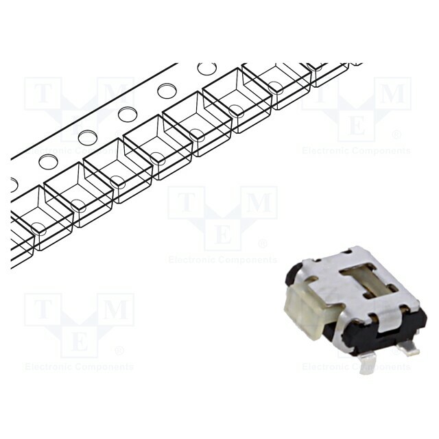 C&K Microswitch TACT; SPST-NO; Pos: 2