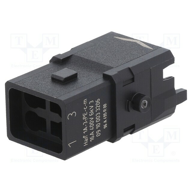 HARTING Connector: HDC; contact insert; male