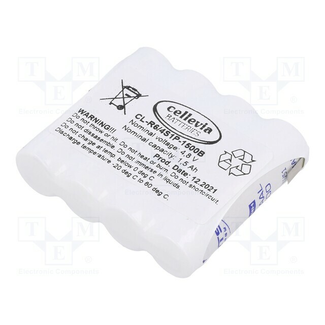 CELLEVIA BATTERIES Re-battery: Ni-MH; AA; 1500mAh