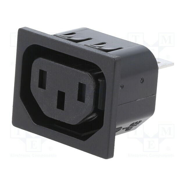 SCHURTER Connector: AC supply; socket; female