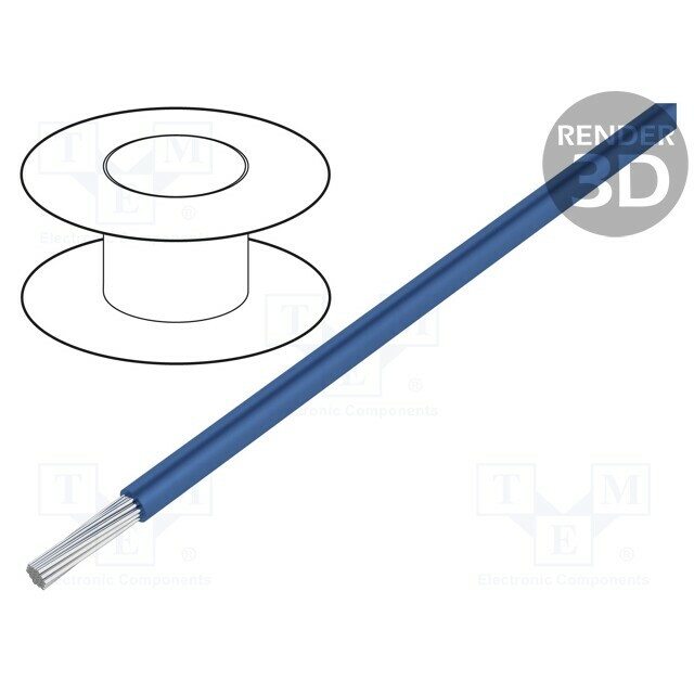 BELDEN Wire; stranded; Cu; 22AWG; PVC