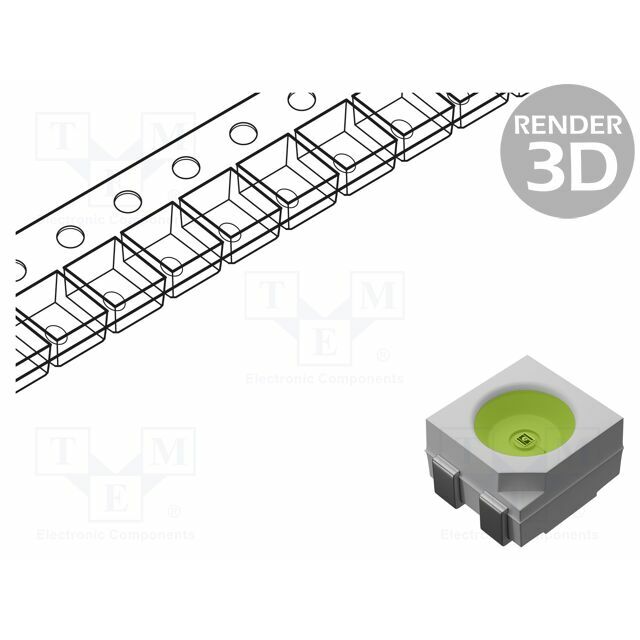 OPTOSUPPLY LED; blue (ice blue); SMD