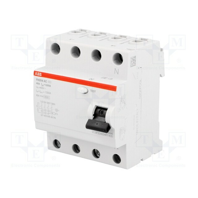 ABB RCD breaker; Inom: 40A; Ires: