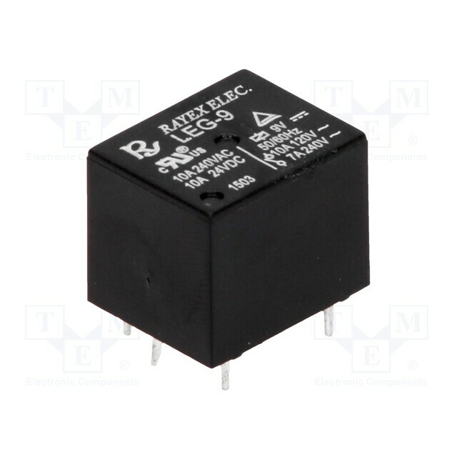 RECOY/RAYEX ELECTRONICS Relay: electromagnetic; Ucoil: 9VDC