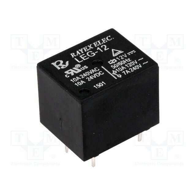 RECOY/RAYEX ELECTRONICS Relay: electromagnetic; Ucoil: 12VDC