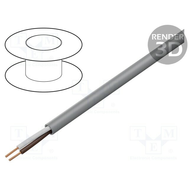 IGUS Wire: control cable; 2x0.75mm2