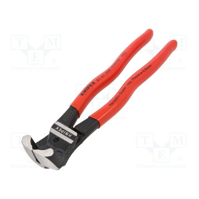 KNIPEX Cutting; two-component handle grips; 200mm