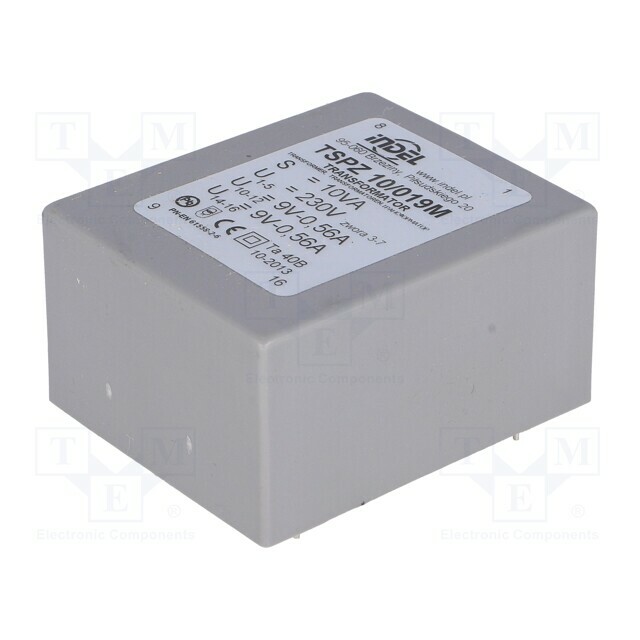 INDEL Transformer: encapsulated; 10VA; 230VAC; 9V