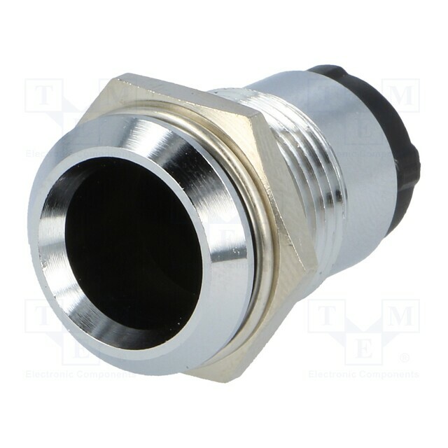 SIGNAL-CONSTRUCT LED holder; 10mm; chromium; metal