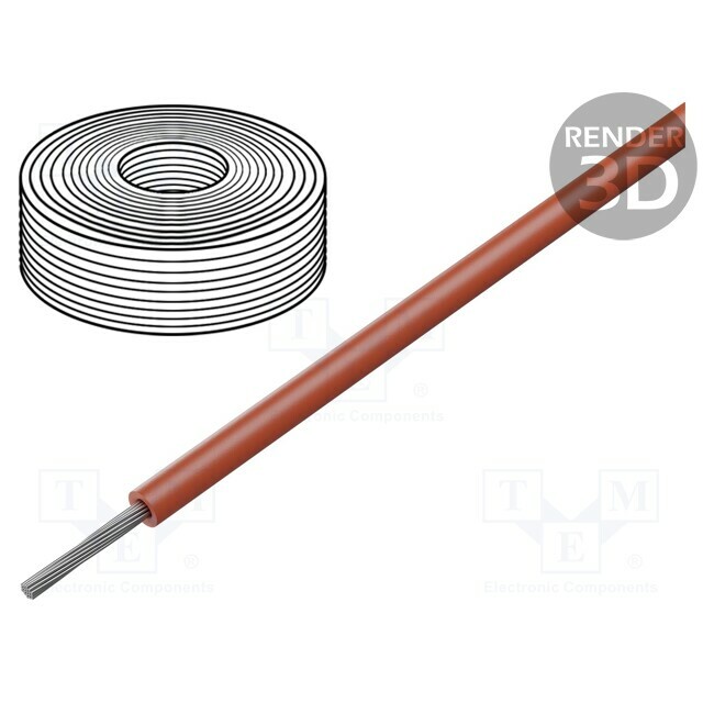 HELUKABEL Wire; SiFF; 1x2.5mm2; stranded