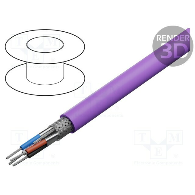 HELU Wire; 1x2x22AWG,1x2x24AWG; stranded; Cu