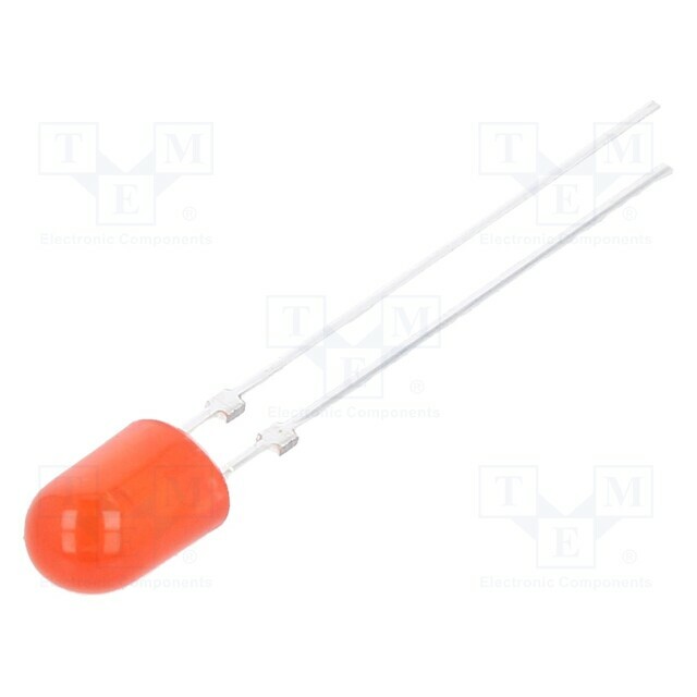 OPTOSUPPLY LED; red; oval; 5.1x4