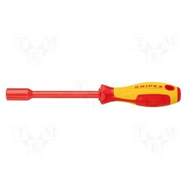 KNIPEX Screwdriver: insulated; 6-angles socket; HEX