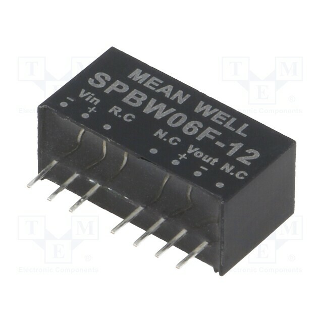 MEAN WELL Converter: DC/DC; 6W; Uin: