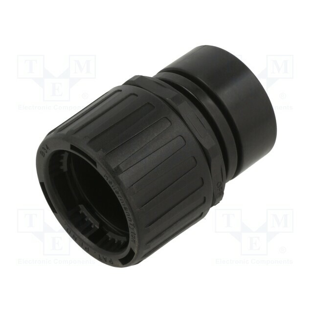 HELLERMANNTYTON Straight terminal connector; polyamide; HelaGuard